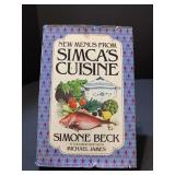 Simone Beck & Michael James chefs autographed