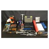 Box of tools, garage items