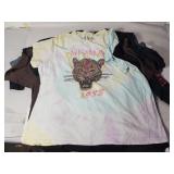 12 band tees, ACDC, Metallica, Def Leopard