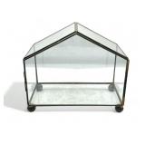 Tabletop glass terrarium, 8ï¿½ h. X 9ï¿½ w.