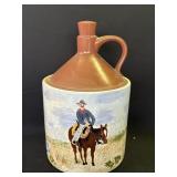 Vintage signed hand painted ceramic jug