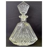 Vintage cut glass alcohol decanter