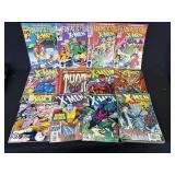 Group of vintage Marvel comic books