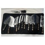 Butcher chef knife 14 piece set