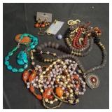 Group of costume jewelry