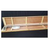 Large stainless steel caliper in wood box