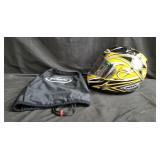 KBC helmet with drawstring bag