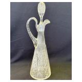Vintage cut glass liquor decanter