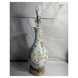 Asian style ceramic table lamp