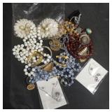 Group of costume jewelry