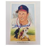 Stan Musial Autograph Signed Baseball Postcard #33