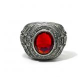 Menï¿½s sterling silver US Army ring, 11.9 grams