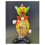 Vintage Murano art glass clown