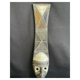Vintage African carved wood mask