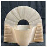 1986 art deco style glass sculpture numbered 721