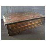 Antique inlaid music box