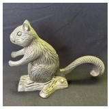 Vintage metal squirrel nutcracker