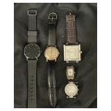Vintage automatic and quartz watch lot