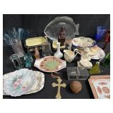 Lot of vintage asian, ceramics, statues and art