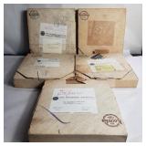 Group of five Knowles collectible plates