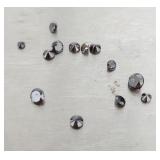 0.5 ctw rd irr black diamond parcel