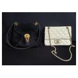 Pair of designer style handbags