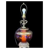 Vintage MCM brass table lamp