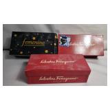 Group of Ferragamo and Femenina shoes