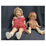 Pair of antique dolls