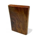Vintage wooden humidor cigar holder, 8 1/2ï¿½ h.