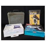 Box of tools and Pyle audio receiver with original