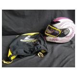Scorpion exo helmet with drawstring bag