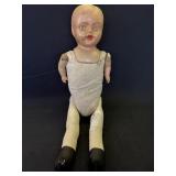 Antique composition baby doll