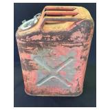 Vintage USA metal gas can