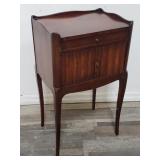 Louis XV-style walnut nightstand