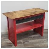 Craftsman metal & wood workbench w/2 drawers