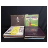 Large group of vinyl records