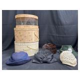 Group of boxed hats varies in sizes