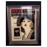 Reverse glass painting