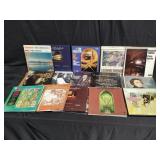 Group of vinyl records, Beethoven, Bach, e