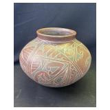 Vintage Native American style pottery vase