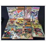 Group of vintage Marvel comic books