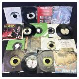 Group of VTG The Beatles 33 rpm vinyl records