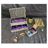 Group of ladies vintage designer style jewerly