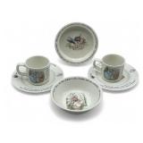 Vintage 6pc Wedgwood Peter Rabbit dish set