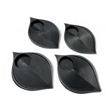 Set of 4 Mid century Styson Art drink trays, 10ï¿½