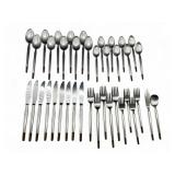 39pc Mid century Japan Polynesian SRI flatware