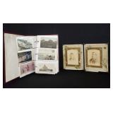 Vintage collection of postcards and photos