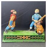 Vintage cast iron Home Town Battery replica bank