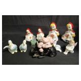 Group of salt and pepper shakers, box lot